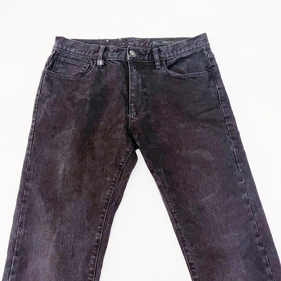 AX Armani Exchange Slim Black Denim Jeans J13 SZ32 - Picture 5 of 9
